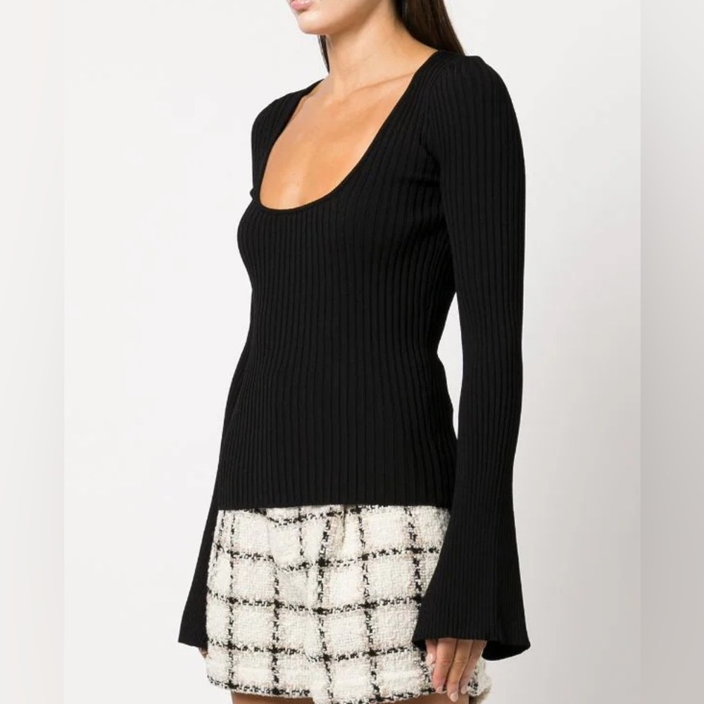 BNWT ANINE BING scarlet longsleeve top